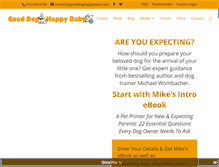 Tablet Screenshot of gooddoghappybaby.com